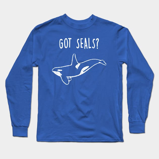 Got Seals? Long Sleeve T-Shirt by Throbpeg